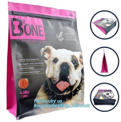 pet food packaging Standing Up bags Pet Dog Food packaging food packaging pet food packaging, slider zipper bags