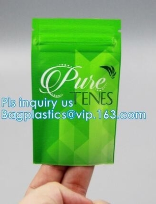 1/8oz 1/4oz 1/2oz 3.5g reclosable k small standup smell proof herbal pouch, sachet herbal pills pack aluminium foi