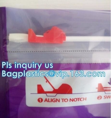 Child-resistant Packaging, Kraft Paper Child Resistant Bag, Opaque Plastic Lockable Medication Bag , Stand Up k Ba