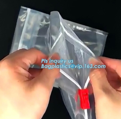 Child Resistant k Bag Child Resistant Bag with a Child Proof Locking System Made in China for Medicine Packaging
