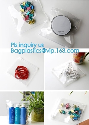 k plastic waterproof bag for swimsuit, slider pvc packing bag for shampoo promotion, Zipper slider clear shopping