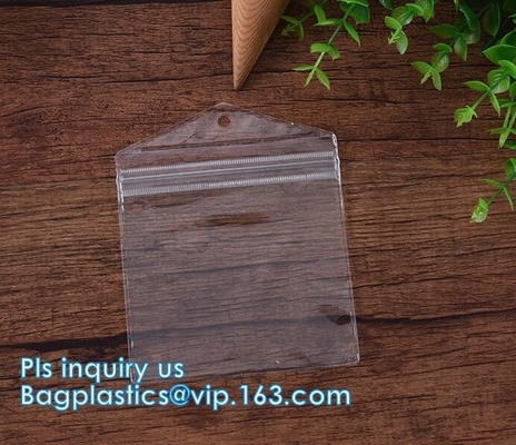 promotional clear zipper slider pvc plastic document/ swimming bag, Slider Gusset Cosmetic Bag Makeup Case Plastic Water