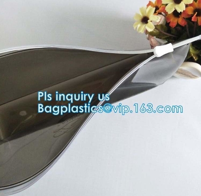 PP Plastic Slider Zip Lock A4 Doucment Files Holder Bag, zip lock bag with plastic slider & business card holder,Makeup
