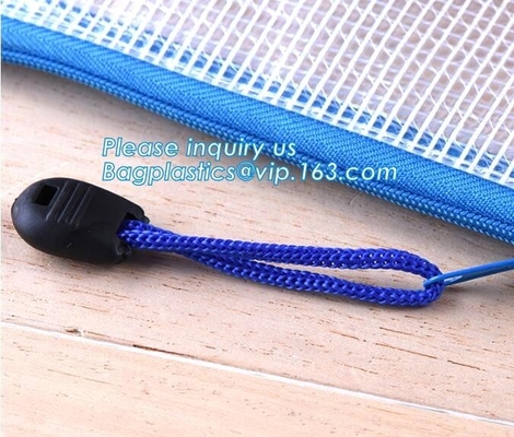 Travel Makeup Cosmetic Toiletry Zip Bag PVC Makeup Bag, EVA zipper bag with zipper or slider for garments, Rainbow Holog