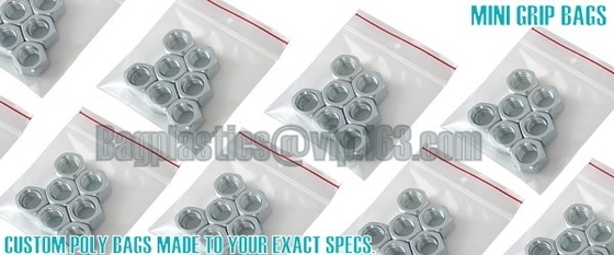 zipper locking, grip seal, grip bags, grip, slider grip, reclosable, reusable, resealable, LDPE  bag, mini grip ba