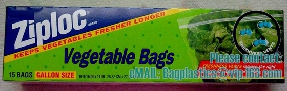 Zipper Plastic Slider Zip Lock Storage bag, food grade PP PE k bag / clear plastic food bag / zip lock bag for foo
