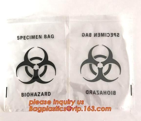 Custom printed LDPE medical k pills medicine zipper resealable small plastic bag, medical grade clear plastic zipp