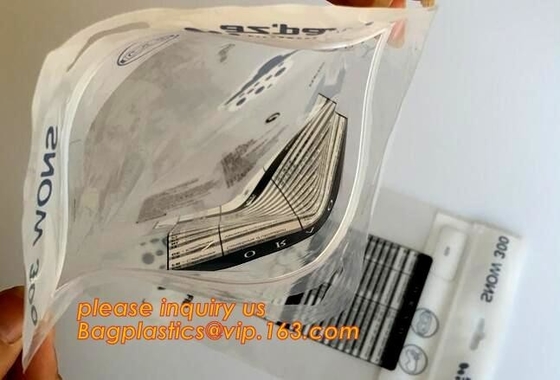Customized Medical k bag/Zipper bag with lock for packaging, envelope Medicine Zip Lock Bag for Hospital packaging