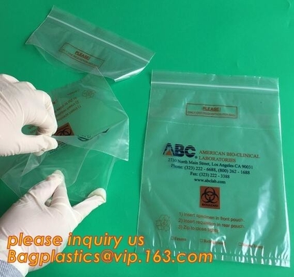 Medical First Aid Kit Empty Bag, medical pill zip lock bag, resealable medical exit bag with k for tobacco packs
