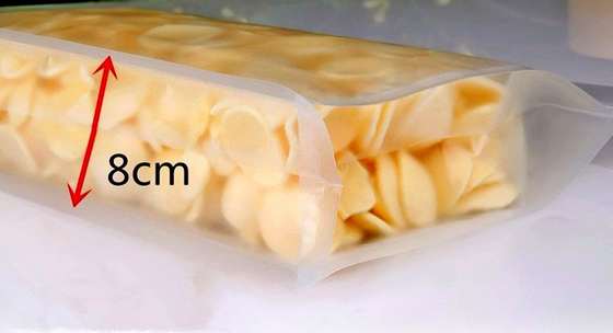 Stand Up Zipper Pouch Transparent Packaging k Bag Zip Lock Plastic Mylar Bag, FDA EU Food Grade Powder Packaging