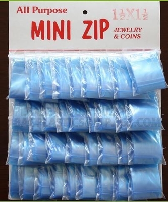 LDPE apple mini zip lock poly bag/printed plastic packaging bag, Apple Mini k Baggies Mix Colors 1.5"x1.5"