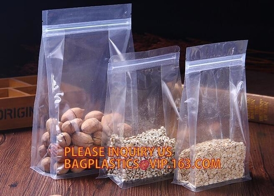 pp k crystal bag, polypropylene zipper Plastic zipper/zip/k/ bags houseware/medicine/food/clothes bags