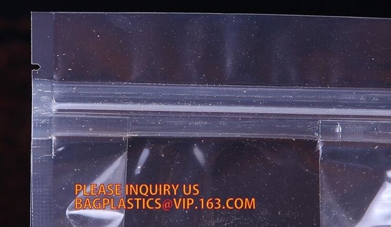 pp k crystal bag, polypropylene zipper Plastic zipper/zip/k/ bags houseware/medicine/food/clothes bags