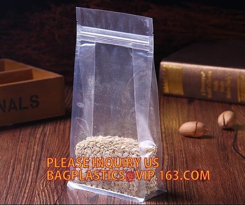 pp k crystal bag, polypropylene zipper Plastic zipper/zip/k/ bags houseware/medicine/food/clothes bags