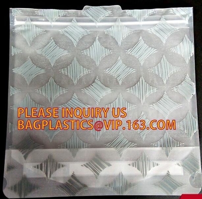 Custom self sealing zip lock bag+pp transparent garment bag+ plastic packaging for shirts, seal pp plastic zip lock bag