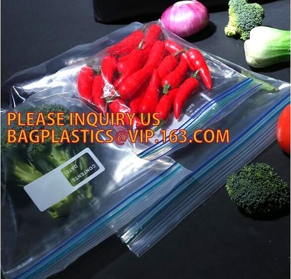 Eco-friendly PE Double Track Vacuum PE Plastic Zipper, Double Track k Plastic Bags /Zip Lock Clear Plastic Bag pac
