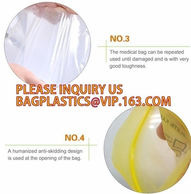 Fresh Shield Freezer Bags, Water Approval Gallon slider Bags for Home Storaging, reclosable printed zip lock bag