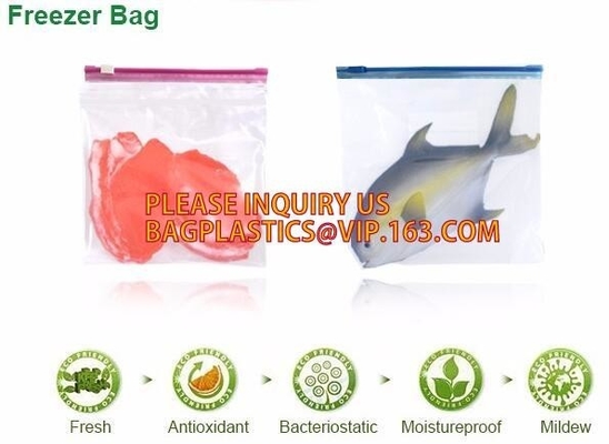 Christmas Snowman Gift Plastic k Bag, LDPE resealable reusable freezer k slider bags/reusable food packaging