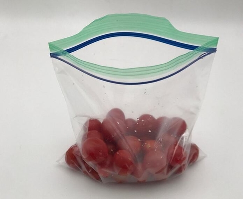 Vacuum  Storage Bags Double Zipper Sandwich bags, Food Packaging Plastic Sealed Zip Lock Bags for Storage, bagplas