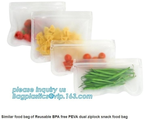 Reusable Snack Bags Sandwich Storage Bag, k Plastic Slider Storage Bag, food/snack candy storage bag, bagplastics