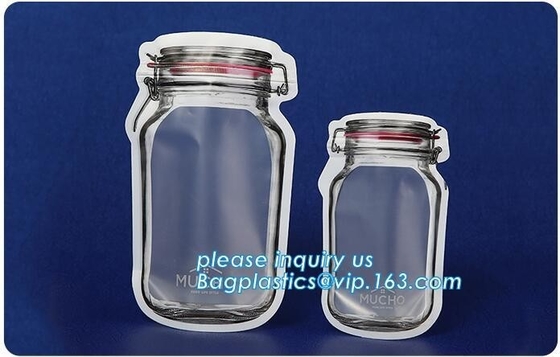 Metallized Custom Printing Zip Lock Aluminum Foil Food Stand Up Pouches for food packaging, zip, zipper, , gripzip