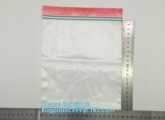 food grade packing clear  bag LDPE transparent custom printed zipper bags plastic k bag， stand up food pack