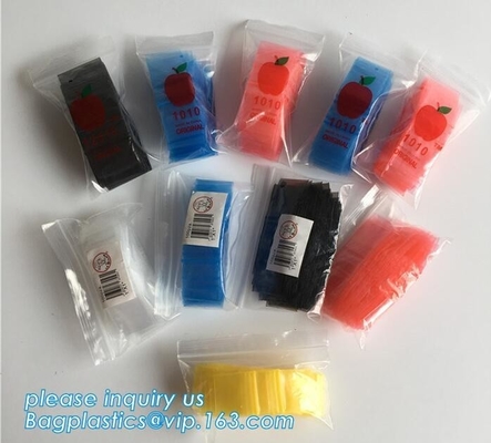 reusable custom apple k bags, Mini apple plastic baggies, Recycled Clear Mini Heavy Duty k Bag apple baggie