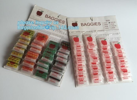 Bag Type and Accept Custom Order Mini Apple bags baggies, Apple Mini Zip Lock Bags, k bag mini apple zipper bag wi