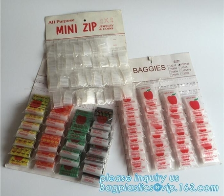 Bag Type and Accept Custom Order Mini Apple bags baggies, Apple Mini Zip Lock Bags, k bag mini apple zipper bag wi