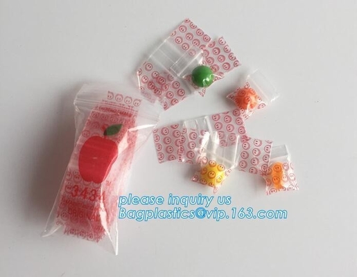 Antistatic k Bags, Self Resealable Mini Grip Poly Plastic Clear Zip Lock Grip Seal Food Packing Bags for Chinese-d