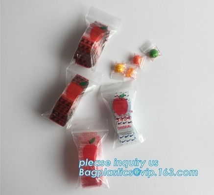 Antistatic k Bags, Self Resealable Mini Grip Poly Plastic Clear Zip Lock Grip Seal Food Packing Bags for Chinese-d