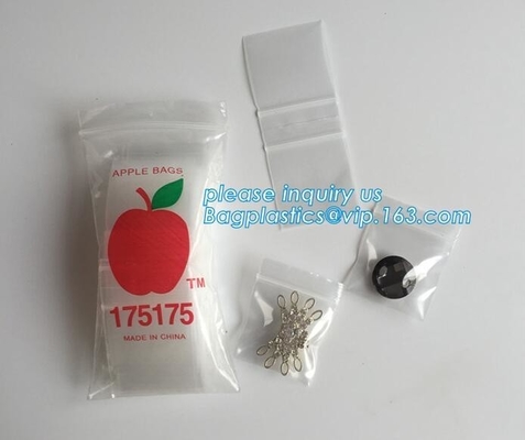Antistatic k Bags, Self Resealable Mini Grip Poly Plastic Clear Zip Lock Grip Seal Food Packing Bags for Chinese-d