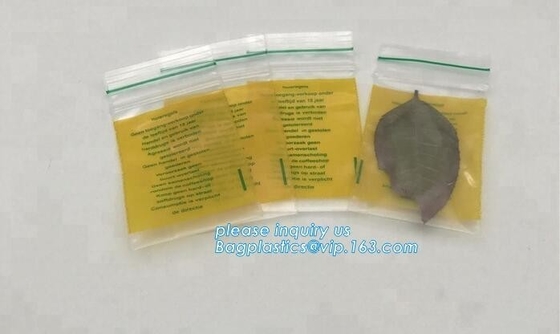 Factory custom color small red / pink / green / yellow / blue resealable  bag for decorations, bagplastics, bageas
