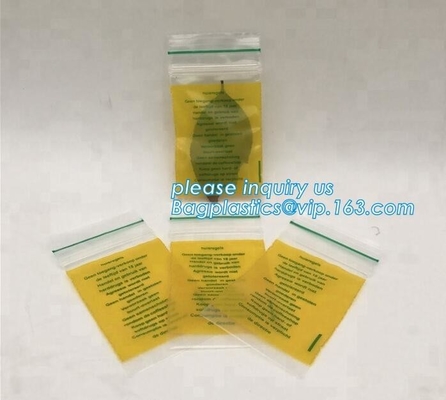 Factory custom color small red / pink / green / yellow / blue resealable  bag for decorations, bagplastics, bageas