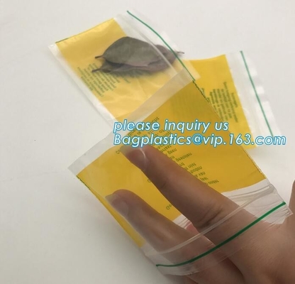 Factory custom color small red / pink / green / yellow / blue resealable  bag for decorations, bagplastics, bageas