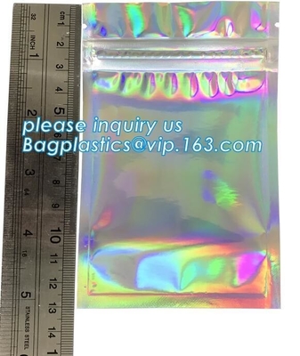 Food grade moisture waterproof aluminum foil k bag packaging bags for mask packing, dried seafood  bag with