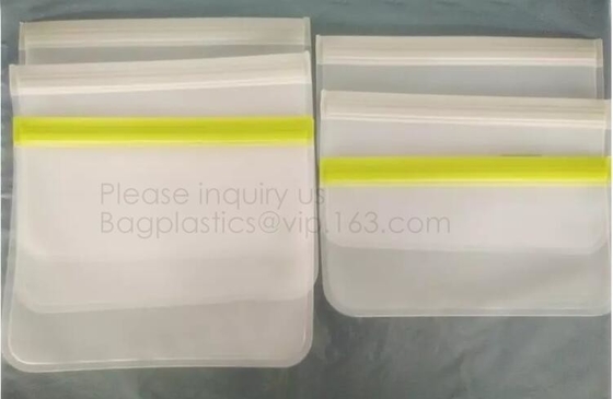 Oem reusable eco friendly peva plastic k sandwich snack food storage bag,silicone k reusable sandwich storag