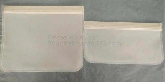 Oem reusable eco friendly peva plastic k sandwich snack food storage bag,silicone k reusable sandwich storag