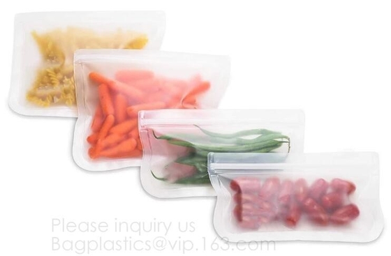 PLA compostable plastic fresh vegetables packaging bag,Custom Logo k Reusable Silicone Fresh Sandwich Cooking Bag