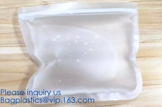 Essential housewares, Fresh Lock, Seal Fresh, Portable Reusable Food k Seal Silicone Fresh Freezer Bag For Travel