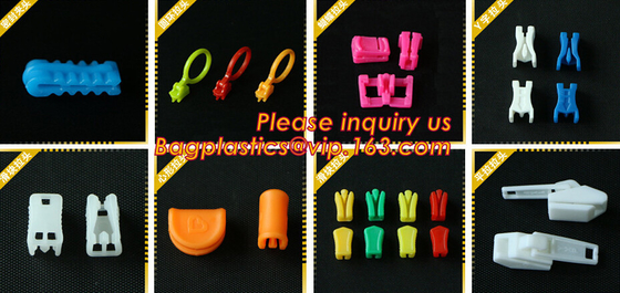 PLASTIC ZIPPER, PLASTIC SLIDERS, PLASTIC SEAL, ZIPPER SEAL, SLIDER SEAL