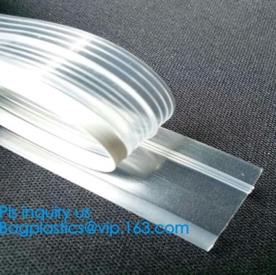 PE Plastic flange zipper for food bag, PE k sealed food bag flange Zippers, manufacturer directory plastic flange