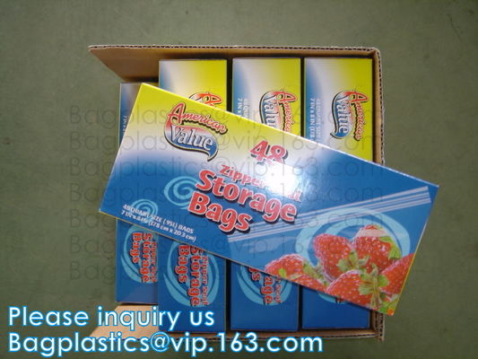 100% COMPOSTABLE food bag K freezer storage bags, Food grade plastic packing bag K slider storage bags CORN