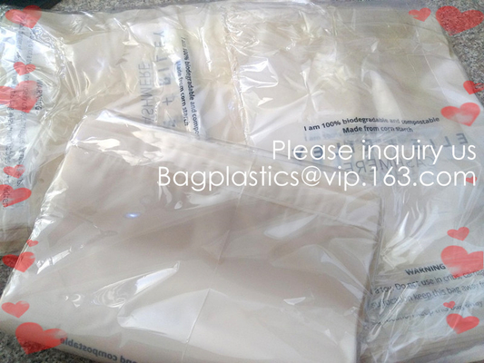 Corn Starch Compostable Plastic Biodegradable Food PLA Plastic k Bags matte k bags for underwear, CORN BAGS