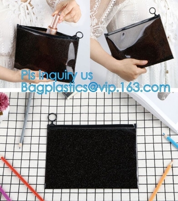 k bag for swimwear packaging, Resealable slider zip lock plastic bags, Pvc Pouch good quality with zipper packing