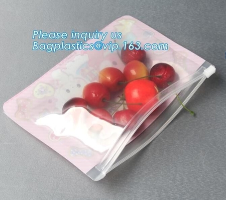Makeup Bag Case Travel Organizer Toiletry Wash Bag, Slider zipper clothing packaging EVA plastic bags for clothing plast