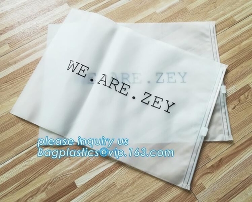 Matte CPE Swimwear Clothes Package Slider Zipper Wet Bag,Eco-Friendly Transparent Swimwear Packaging