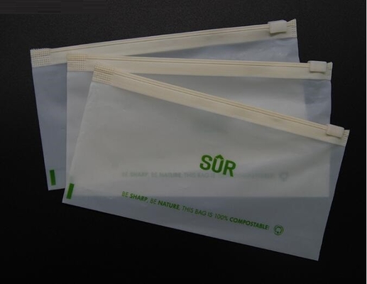 100% Biodegradable Corn Starch Bag Eco-Friendly PLA Zipper Pouch,Biodegradable, Recyclable, Waterproof, Smell Proof, Col