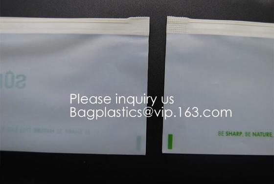 100% Biodegradable Corn Starch Bag Eco-Friendly PLA Zipper Pouch,Biodegradable, Recyclable, Waterproof, Smell Proof, Col