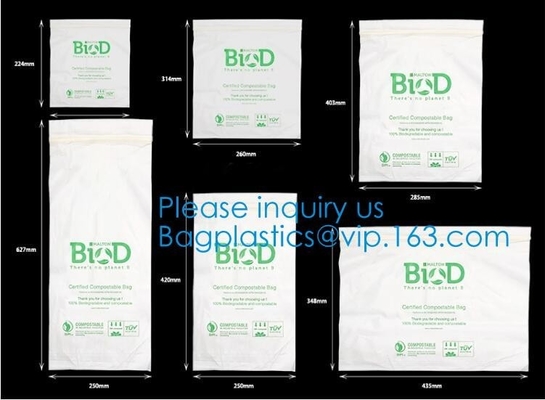 PLA Organic Biodegradable Corn Starch Compostable SLIDER BAG, Zip, Zip Lock, Slider, Reclosable, Reusable, Resealable